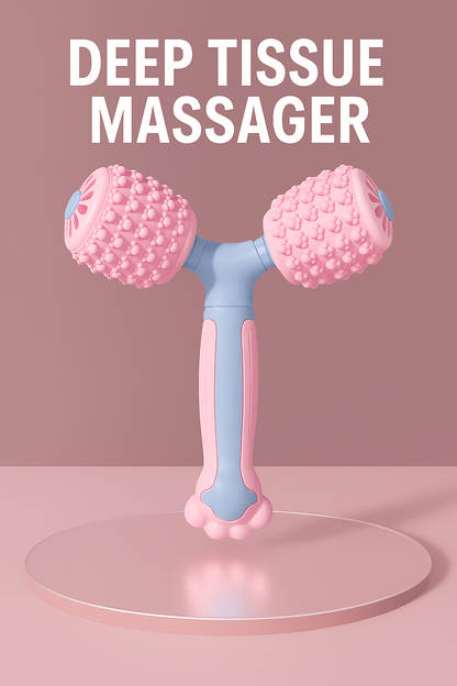 Silicone muscle massage stick for post-workout recovery